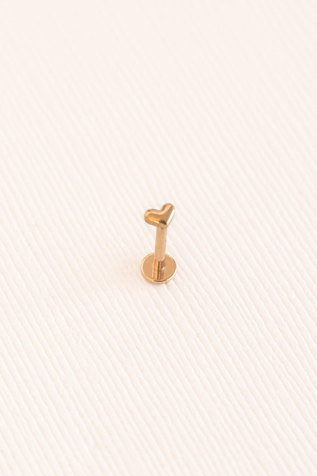 Tiny Heart Flat Back Stud