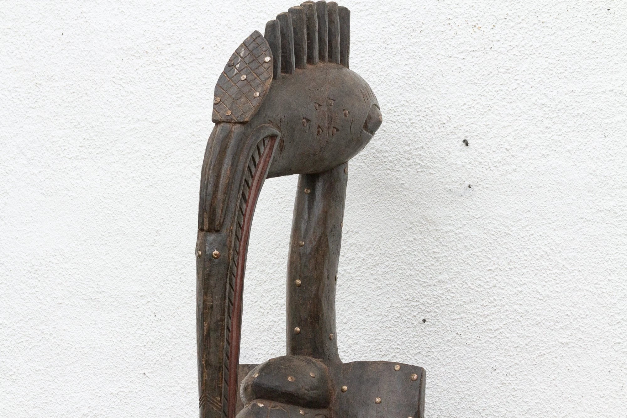 72" Tall Elegant African Hornbill Bird Sculpture by DE-COR | Globally Inspired