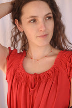 Madison Necklace in Red