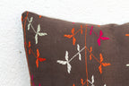 Desert Star, Antique Phulkari Pillow Cover
