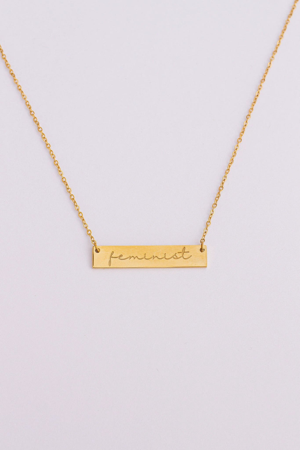 Feminist Necklace by Rose & Clay