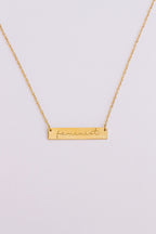 Feminist Necklace by Rose & Clay