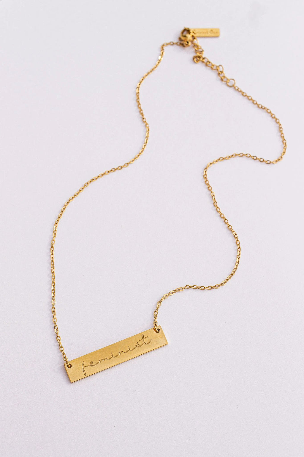 Feminist Necklace by Rose & Clay