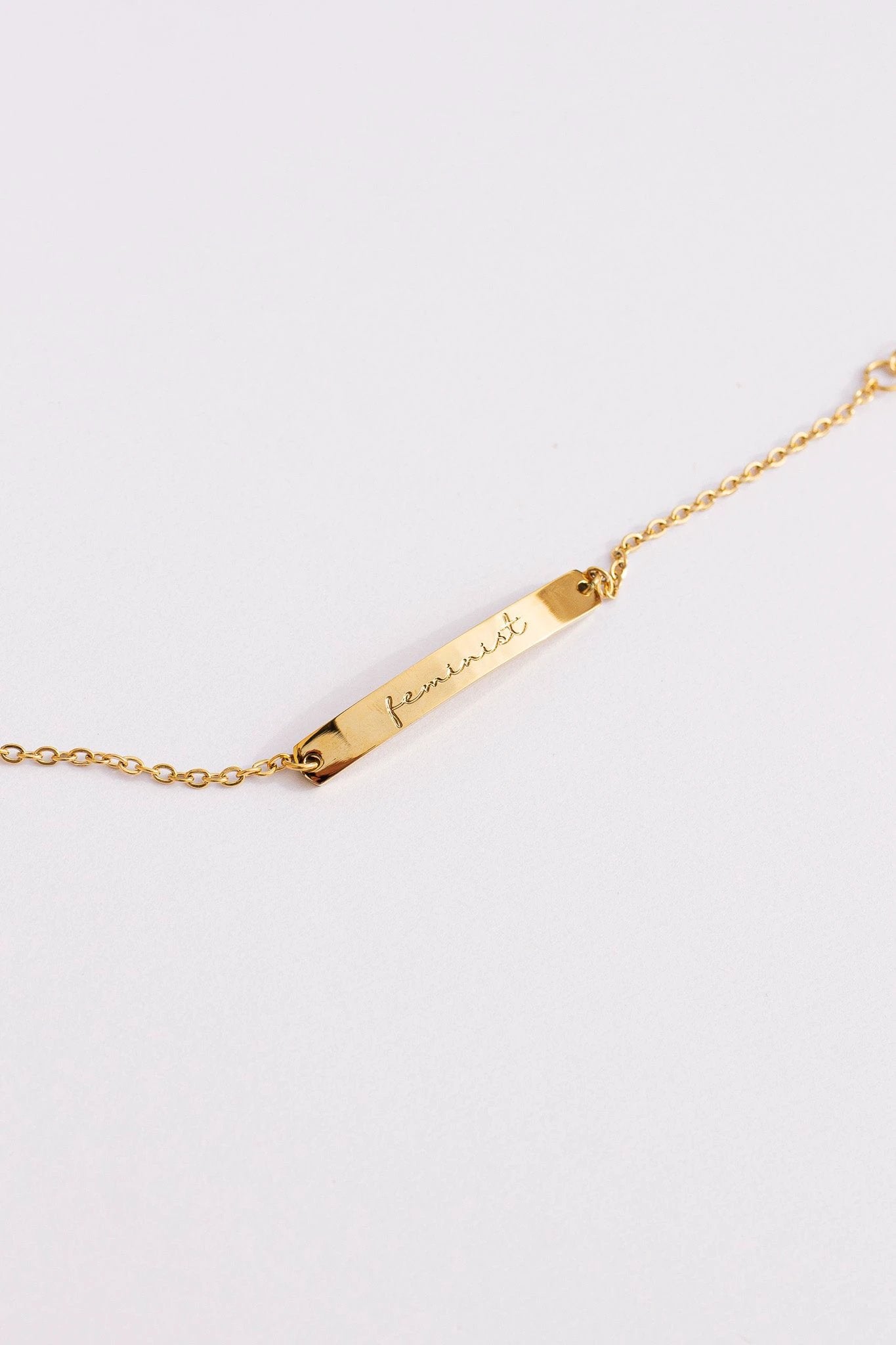 Feminist Bracelet by Rose & Clay