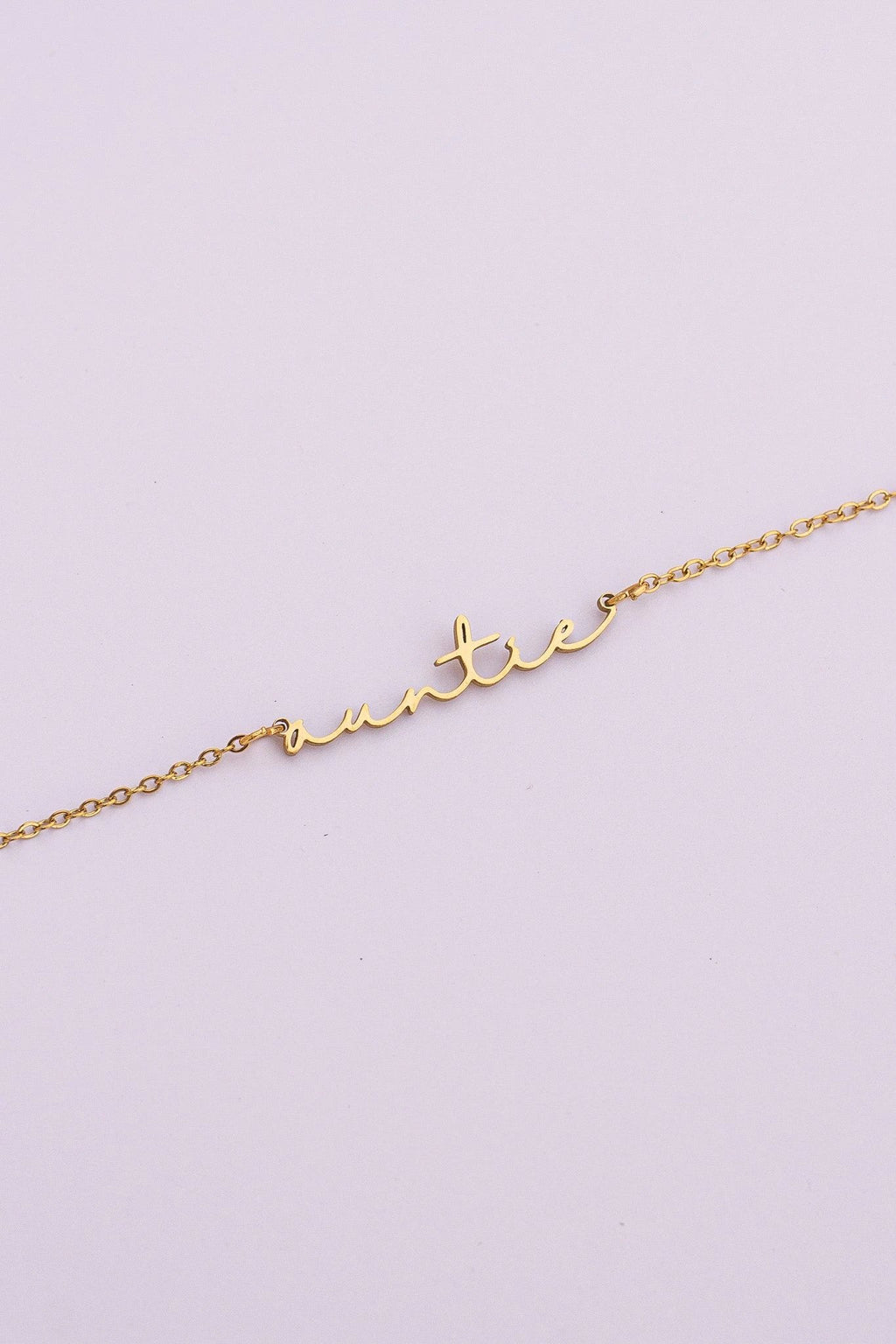 "Auntie" Necklace by Rose & Clay