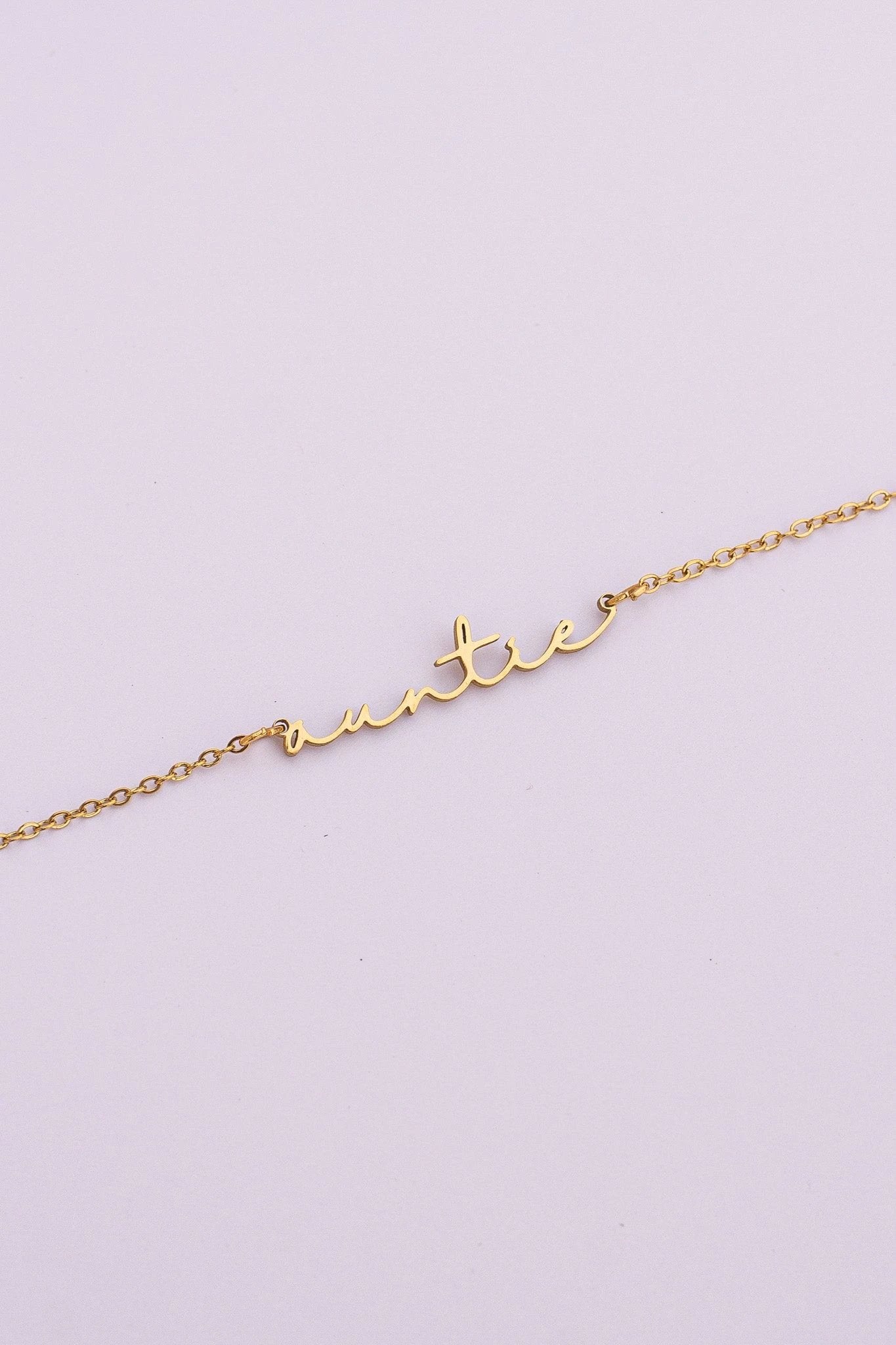 "Auntie" Necklace by Rose & Clay