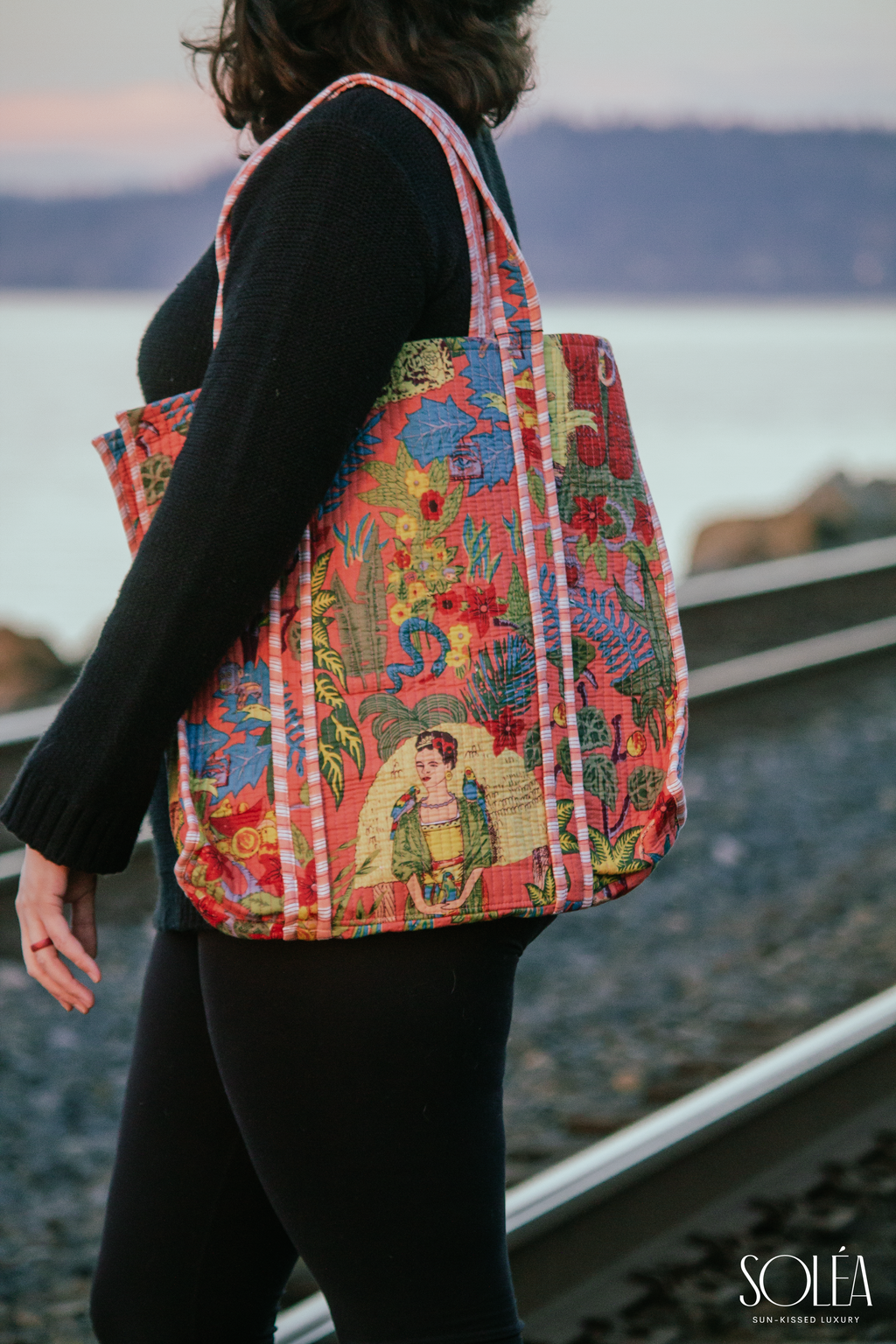 Soléa Cotton Fiorella Tote