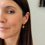 Starfish Dangle Stud Earrings by Oh Clementine
