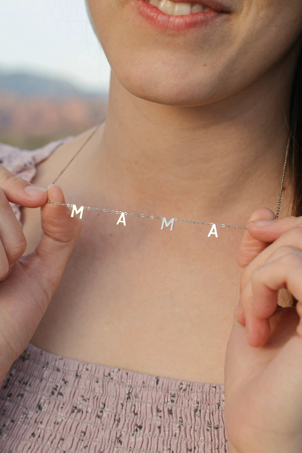 MAMA Necklace by Rose & Clay