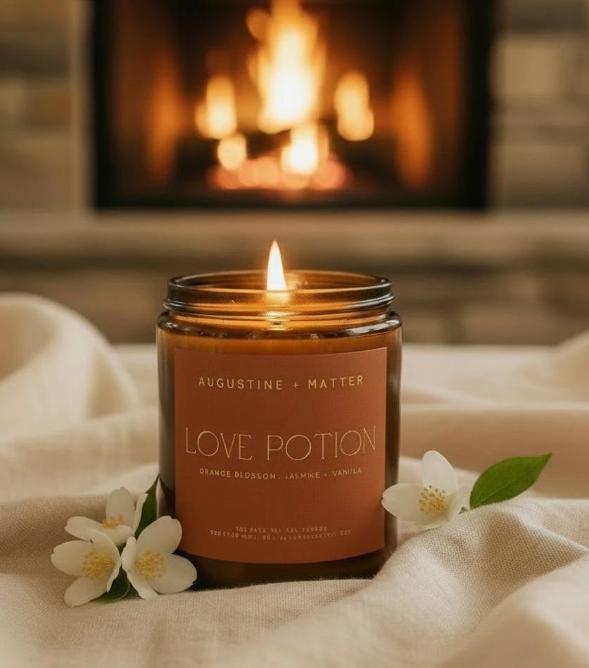 Love Potion - 7oz Soy Candle by Augustine + Matter Candle Studio LLC