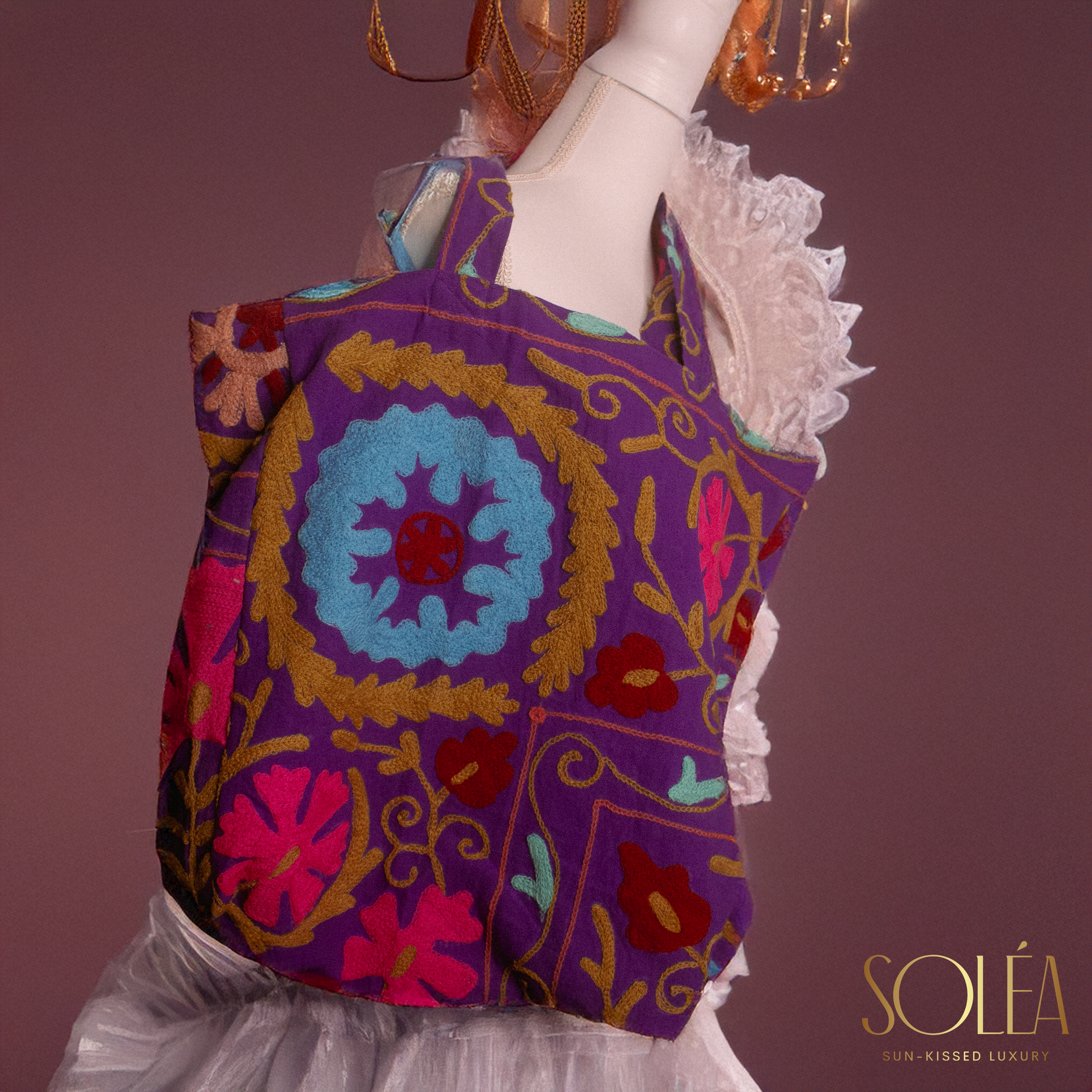 Sagitario Suzani Tote Bag