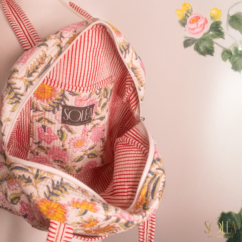 Soléa Cotton Sakura Tote