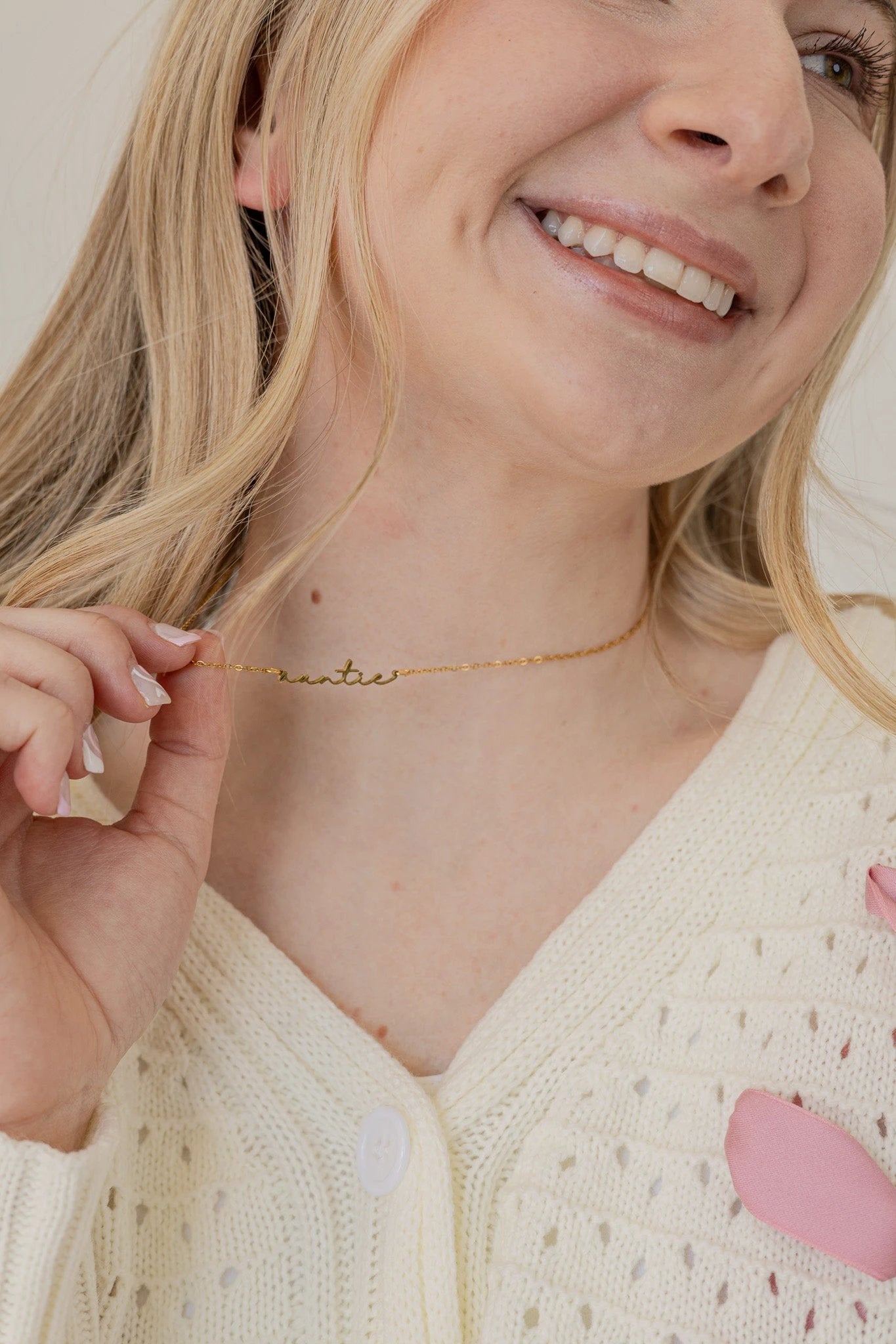 "Auntie" Necklace by Rose & Clay