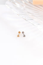 Tri-Dot Flat Back Stud