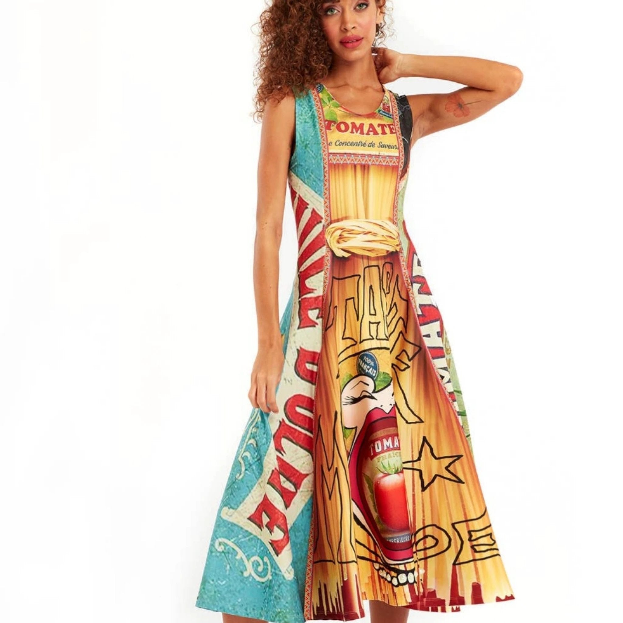The Art of Fashion Italiano Dress by Social Butterfly Collection