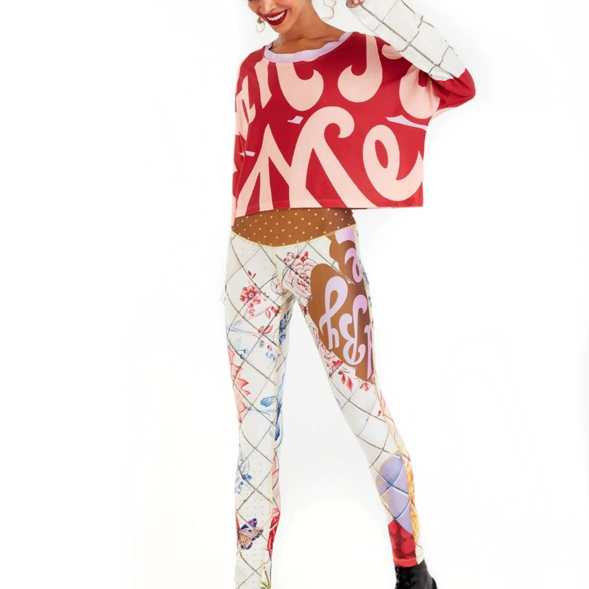 The Art of Fashion Scoop Neck Top by Social Butterfly Collection