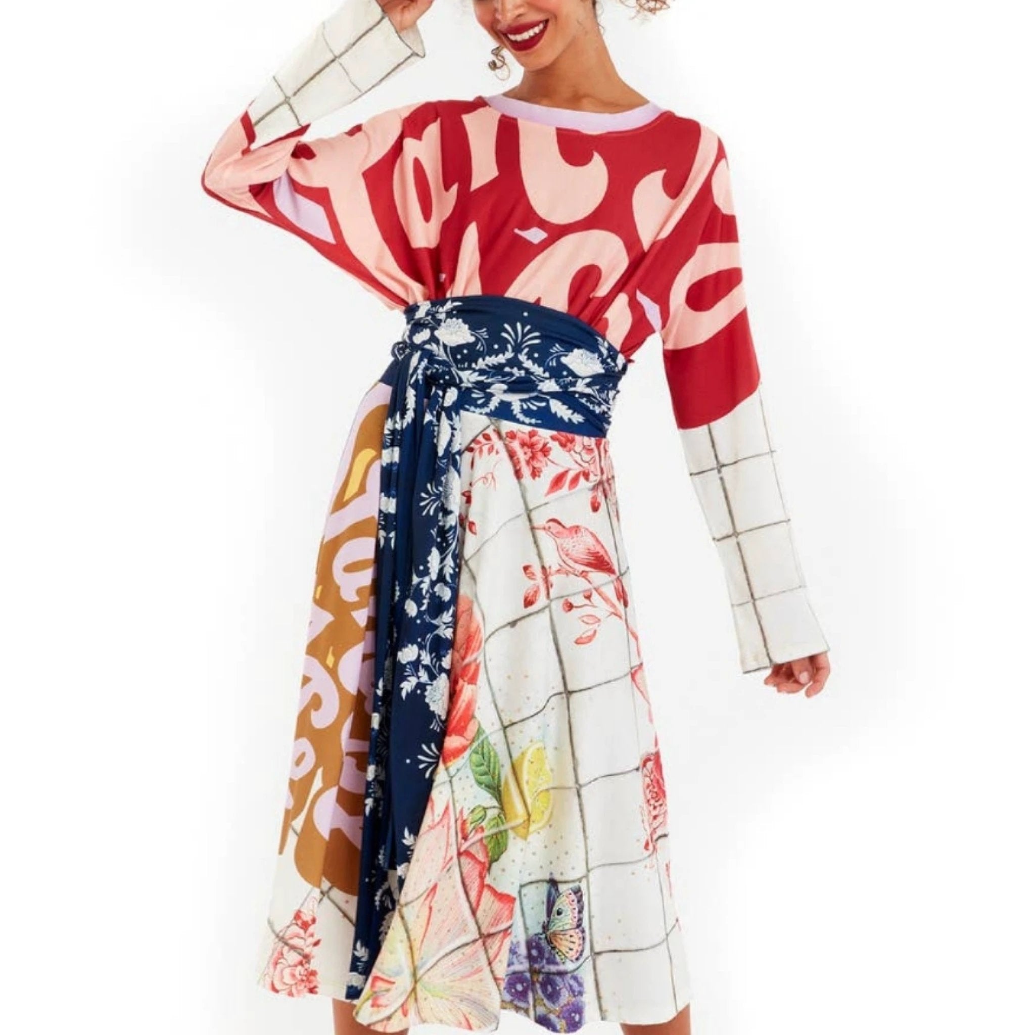 The Art of Fashion Scoop Neck Top by Social Butterfly Collection