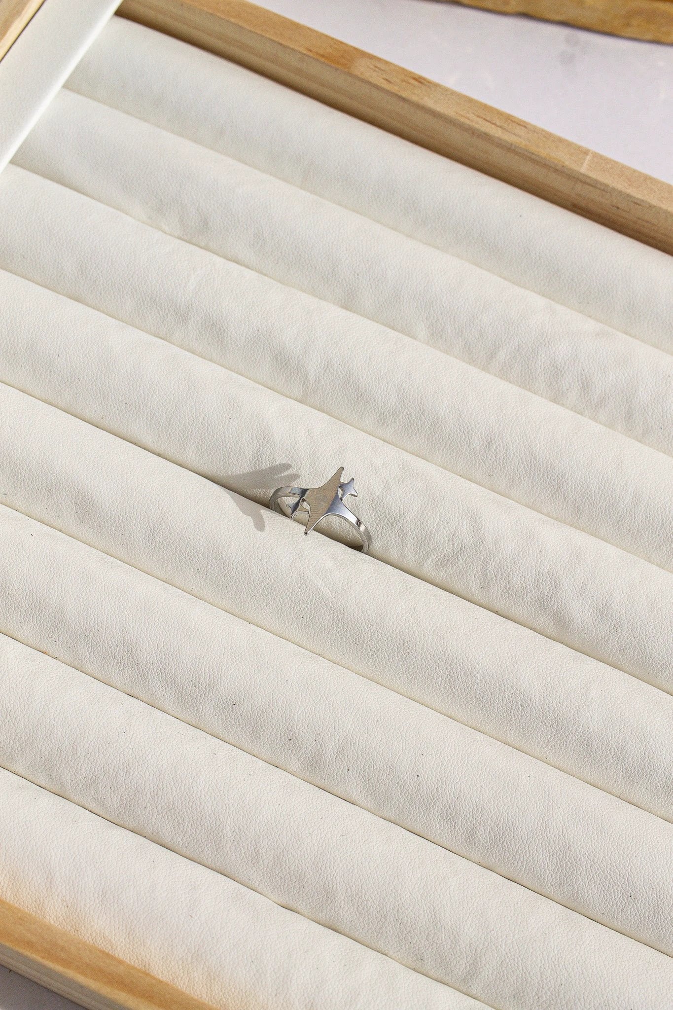 Evangeline Adjustable Ring by Rose & Clay