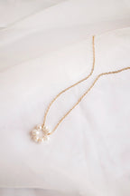 Lucy Necklace in Freshwater Pearl by Rose & Clay