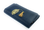 Feather Bookmark with Tassel Golden Finish Set of 6