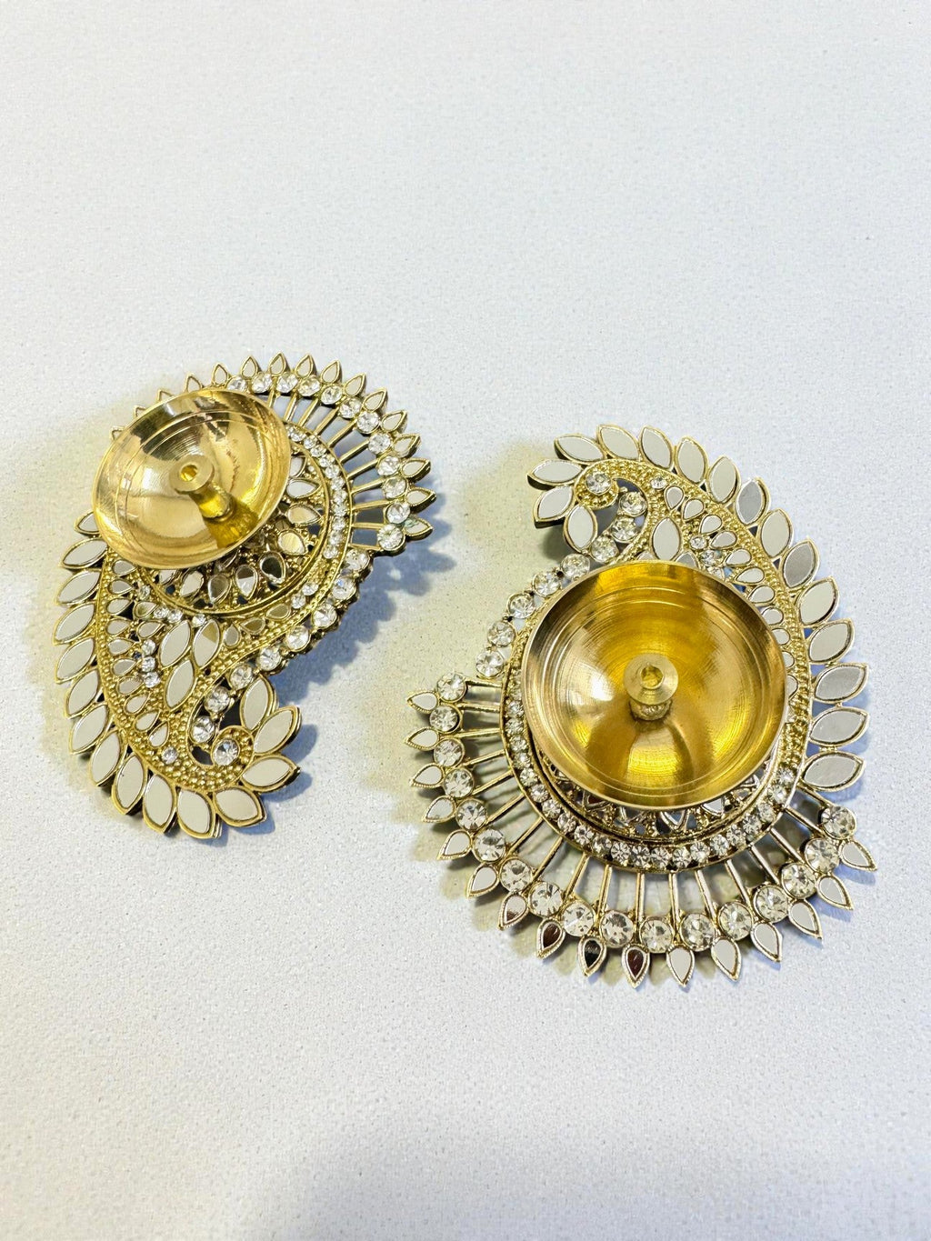 Mirror Akhand Diya's in Different Shapes
