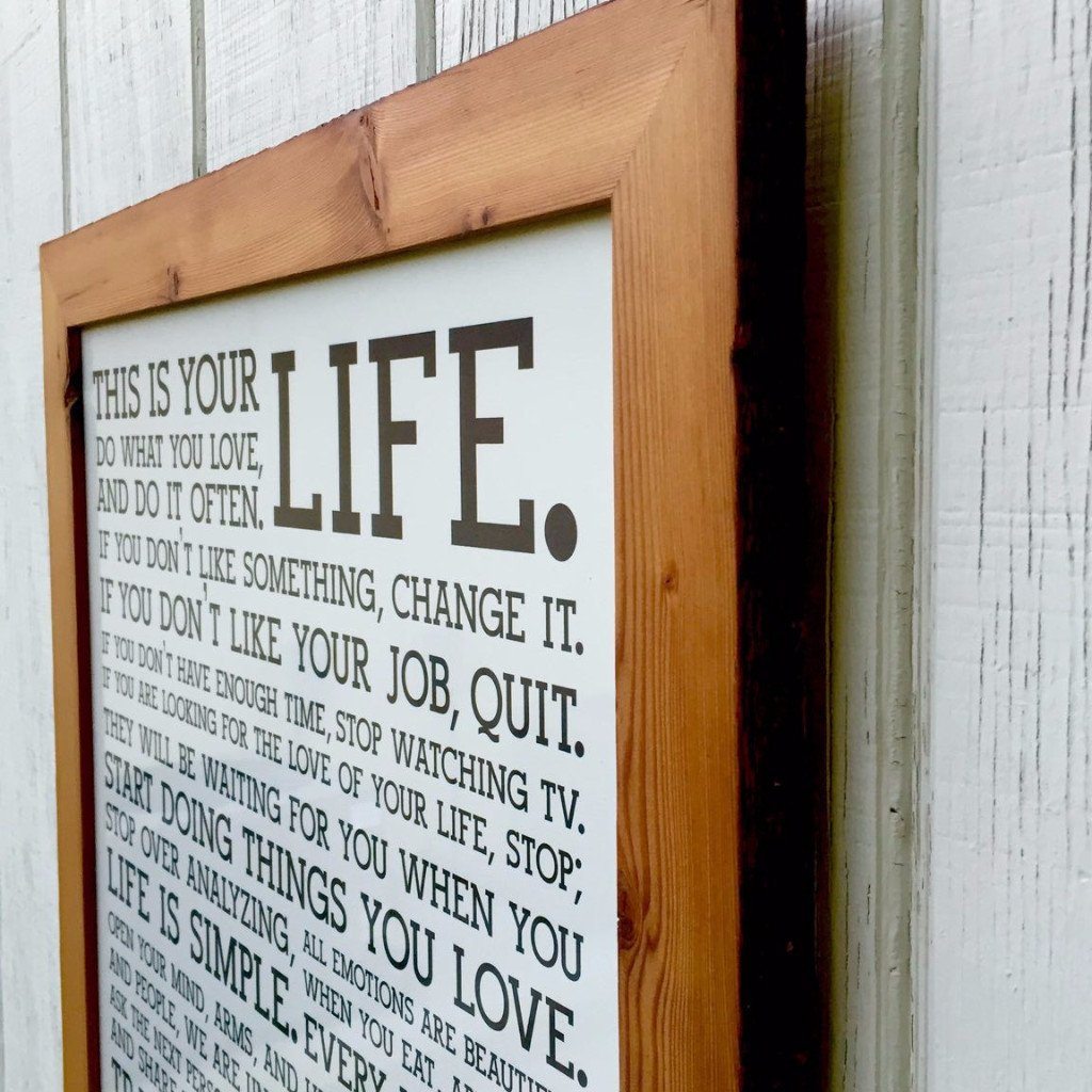 Signed Holstee Manifesto Poster