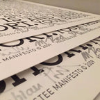 Signed Holstee Manifesto Poster by Holstee