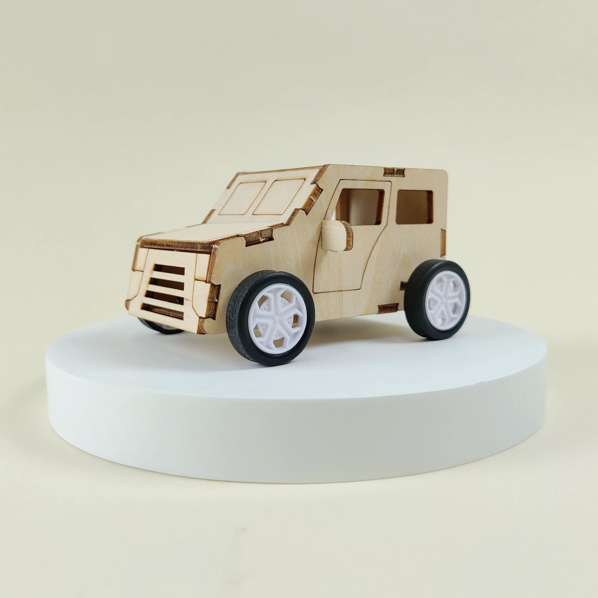 Pull String Car DIY Kit DIY Kit, Educational STEM Toy by Kitsville