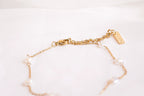 Evelynn Anklet in Freshwater Pearl by Rose & Clay