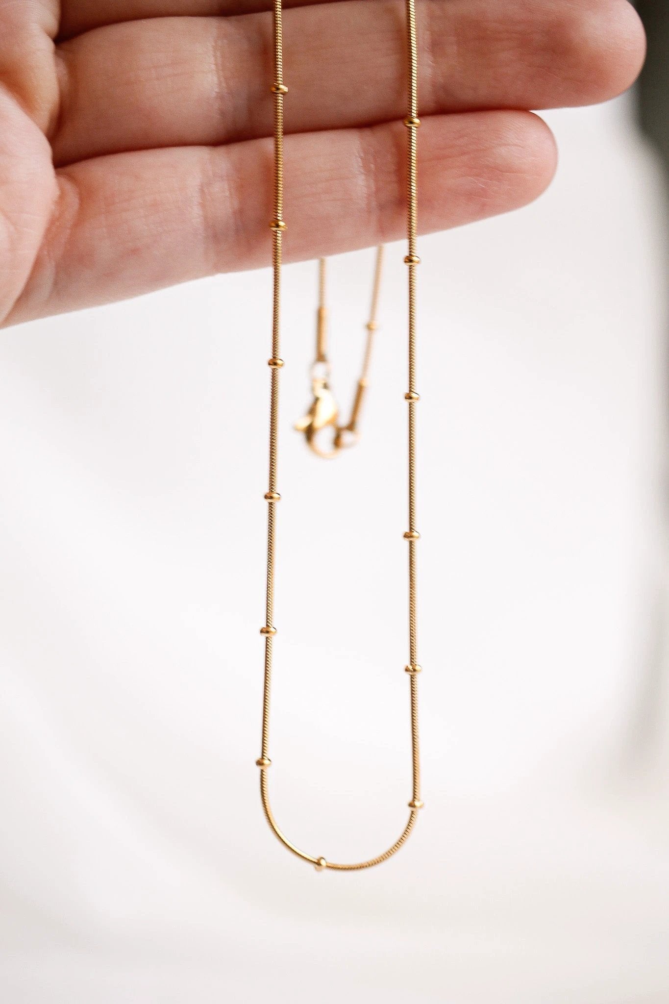 Maddie Necklace in Gold by Rose & Clay