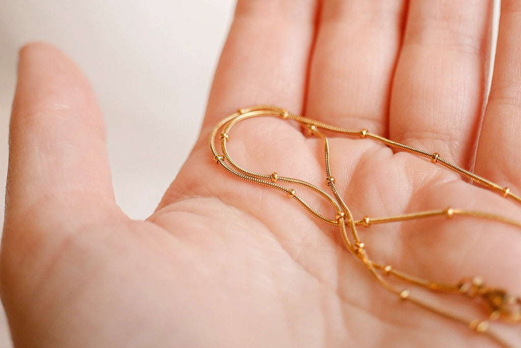 Maddie Necklace in Gold by Rose & Clay