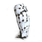 Snowy White Owls - Recycled Metal