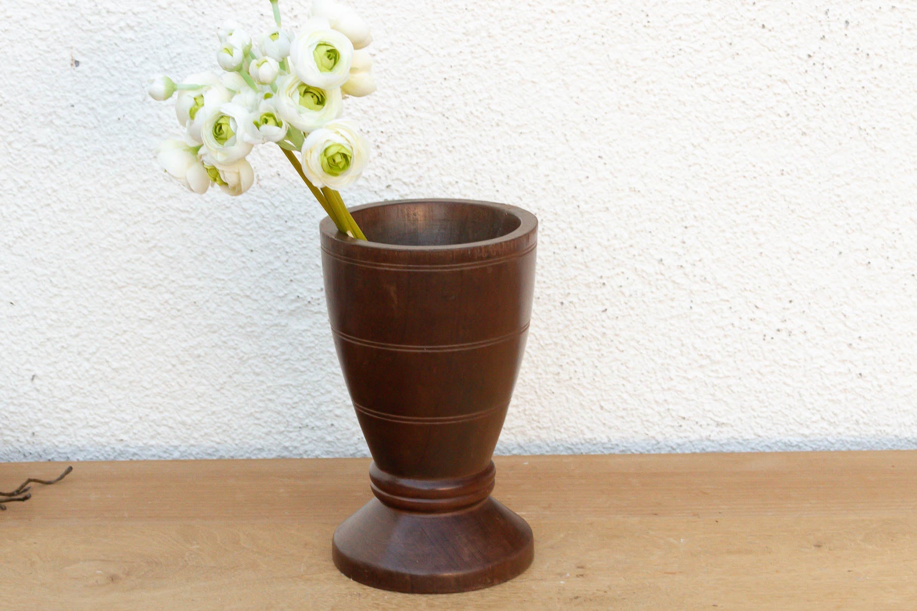 Early 20th Century Ceylon Turned Wood Goblet