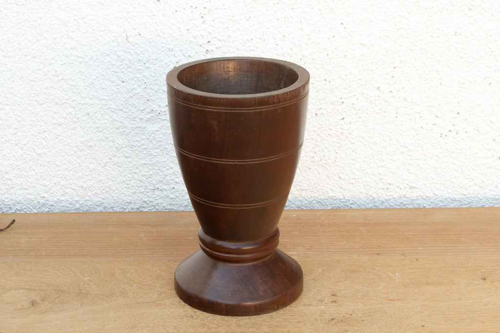 Early 20th Century Ceylon Turned Wood Goblet