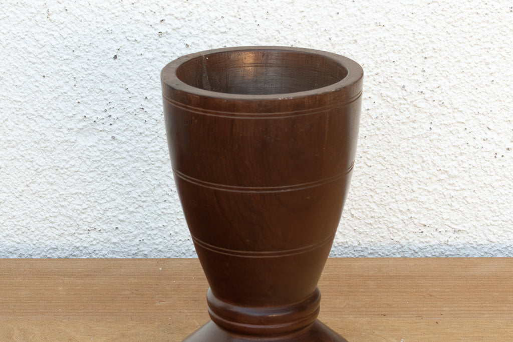 Early 20th Century Ceylon Turned Wood Goblet