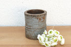 Antique Lavender-Gray Goa Measuring Pot