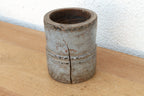Antique Lavender-Gray Goa Measuring Pot