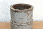 Antique Lavender-Gray Goa Measuring Pot