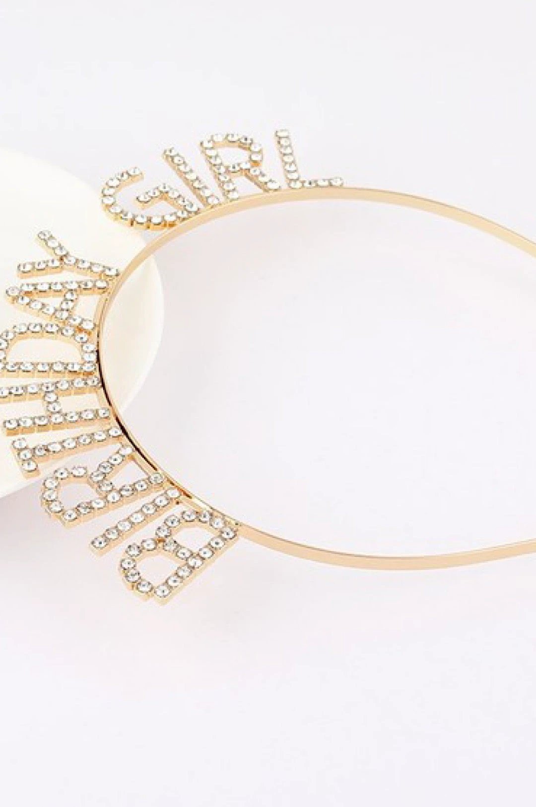 Happy Birthday Bling Bling Headband by Social Butterfly Collection