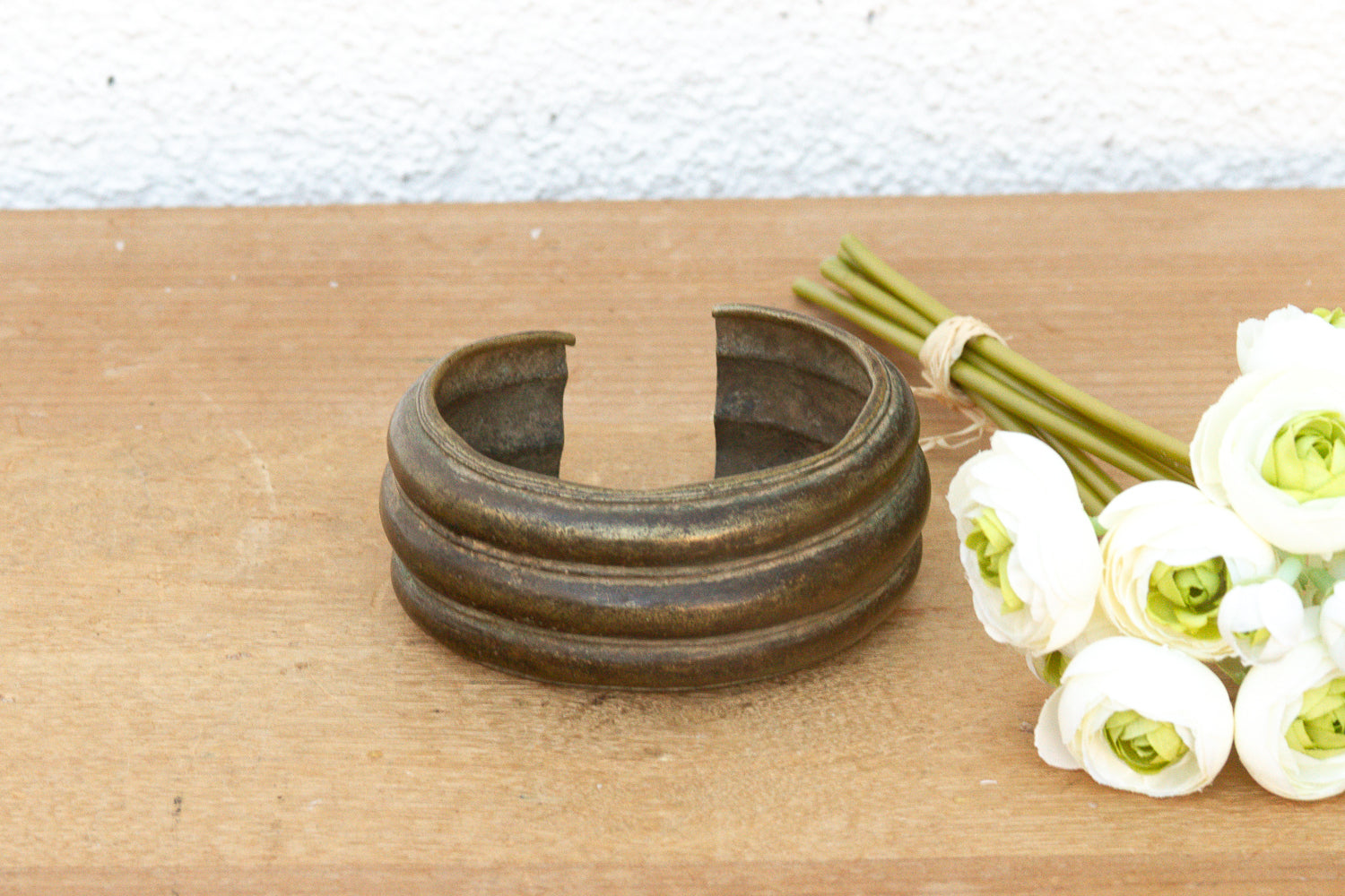 Antique West African Brass Bracelet