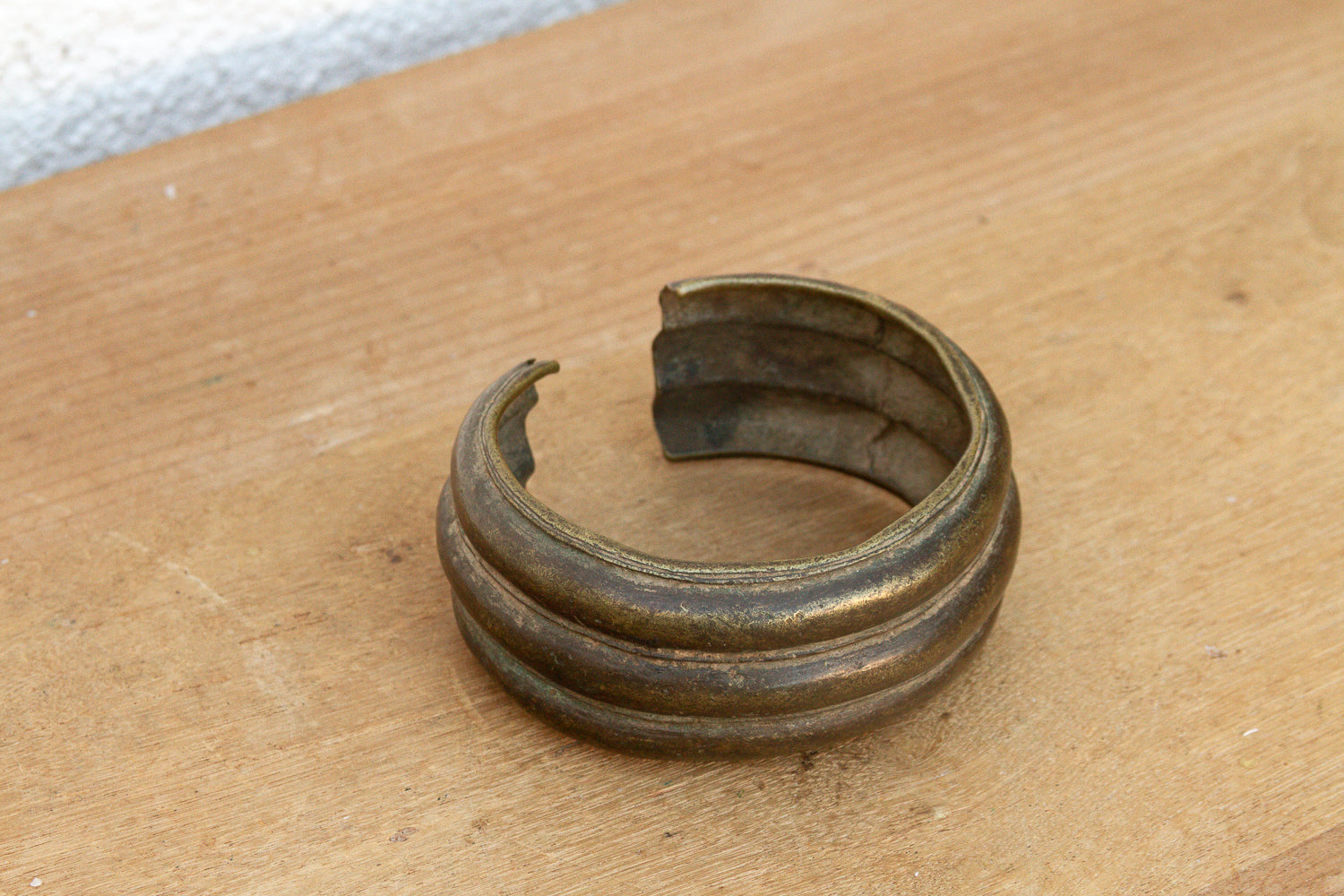 Antique West African Brass Bracelet