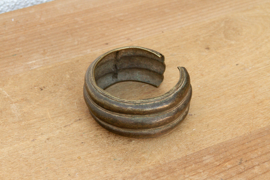 Antique West African Brass Bracelet
