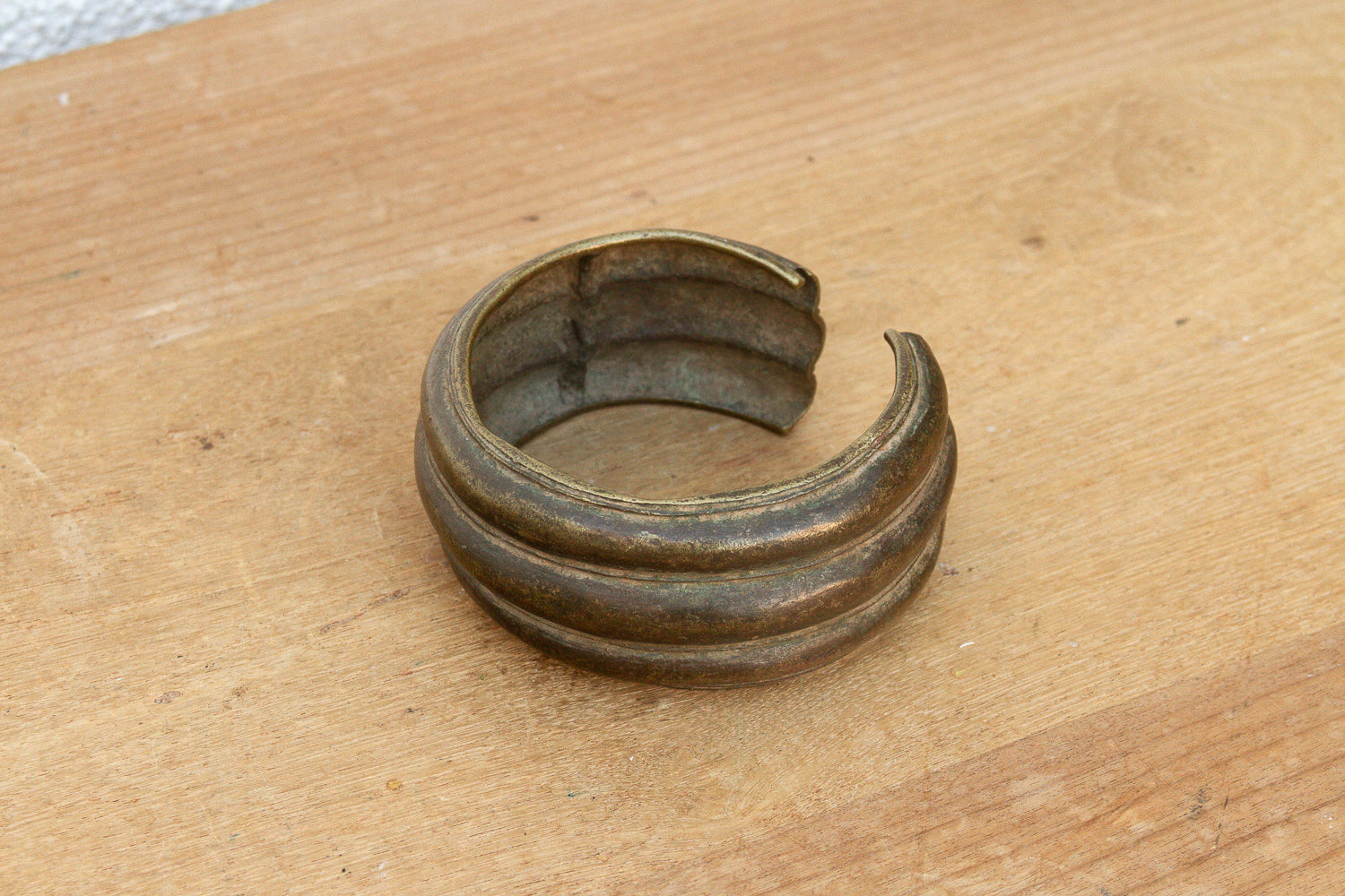 Antique West African Brass Bracelet