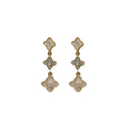 Pearl Flower Drop Earrings by Curated By Suarez