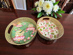 Designer Floral Print Tray Set
