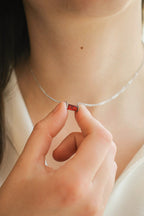 CZ Birthstone Necklace by Rose & Clay