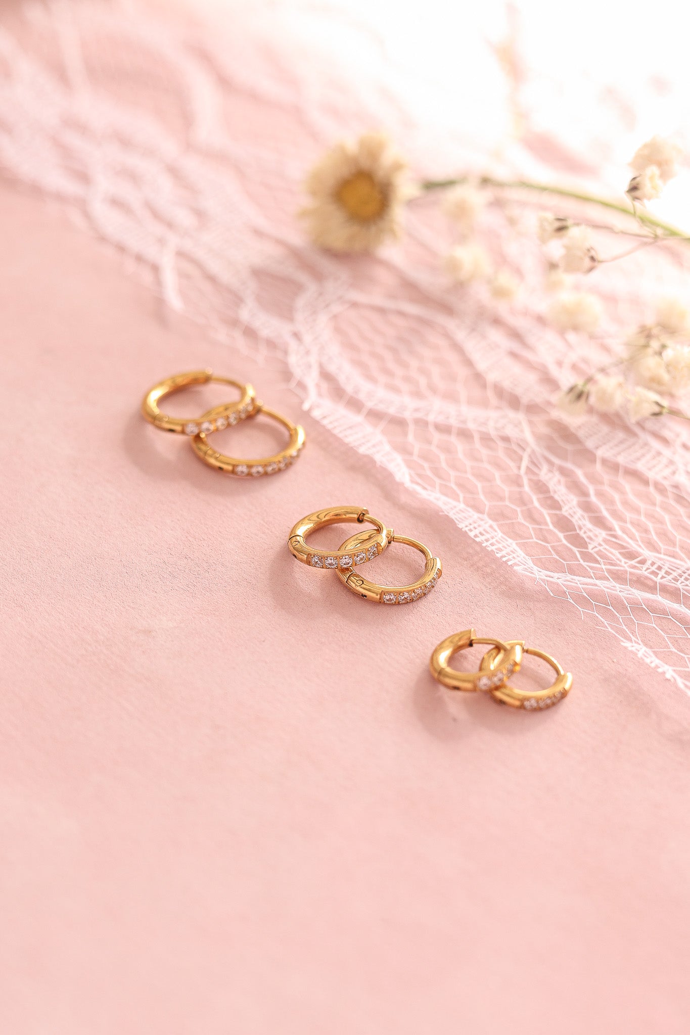 Micro Crystal Hoop