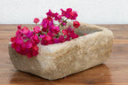 Bastide Basin, French Hand-Carved Stone Planter