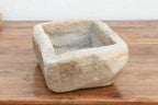 Bastide Basin, French Hand-Carved Stone Planter
