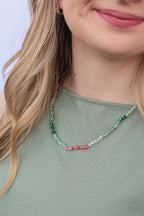 Watermelon Sugar Beaded Necklace
